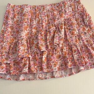 Art Class Floral Skirt